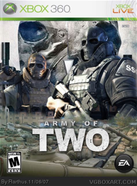 Army of Two Xbox 360 Box Art Cover by Rarthus