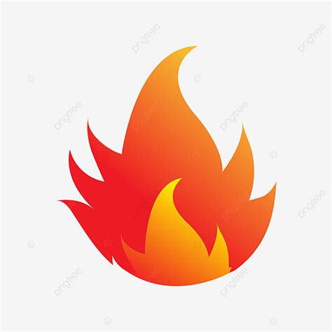 Red Fire Vector Design Images, Red Fire Icon Vector, Fire Icons, Red Icons, Red PNG Image For ...