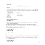Resume Format For Taxation Manager Example | Business templates, contracts and forms.