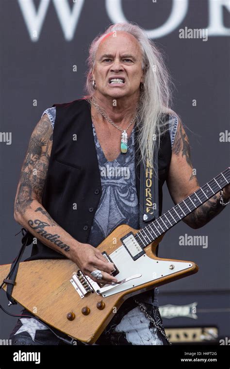 Rickey Medlocke of the Lynyrd Skynyrd Band performs at the Tortuga Music Festival in Fort ...