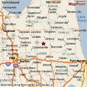 Where is North Branch, Michigan? see area map & more