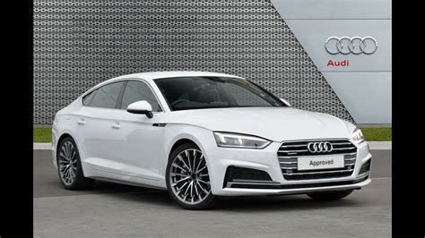 AUDI A5 SPORTBACK TFSI QUATTRO S LINE WHITE 2018 - YouTube