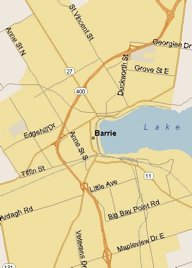 Barrie Map (Region), Ontario - Listings Canada