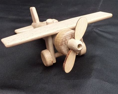 Small plane LEON, wooden toys - Wooden Gifts SOLY