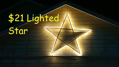 DIY Lighted Star - YouTube