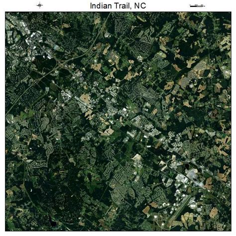 Aerial Photography Map of Indian Trail, NC North Carolina