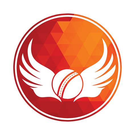 Cricket sports vector logo design template. Cricket ball with wings icon design. 23683891 Vector ...