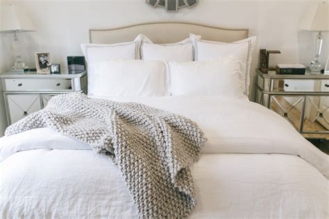 All White Bedding | Something Beautiful