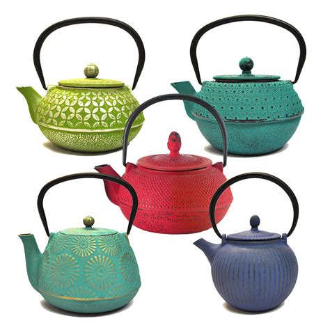 Coloured Cast Iron Teapot | TEAPOTS