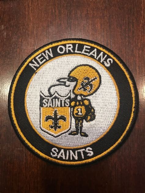 NEW ORLEANS SAINTS embroidered vintage Iron on Patches Patch 3” X 3” | eBay