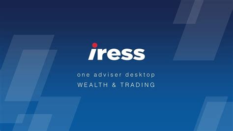 Iress' Private Wealth software – a client advice journey - YouTube