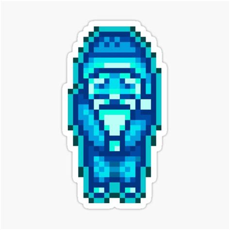 "Stardew Valley Grandpa Ghost" Sticker for Sale by aiya-pixels | Redbubble