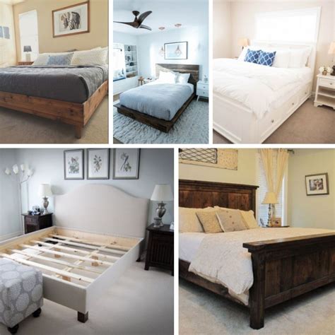 20 Simple DIY King Size Bed Frame Ideas with Plans