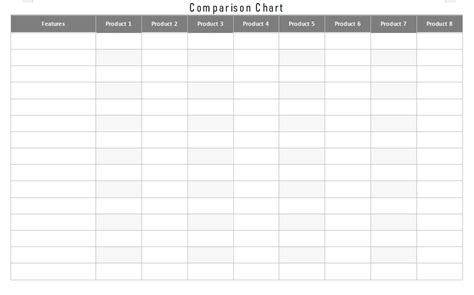 10+ comparison chart template | Template Business PSD, Excel, Word, PDF