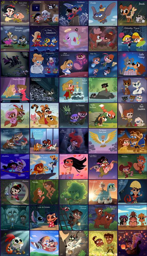 [David Gilson | 50 Chibis Classics Disney in 2011] | art | Pinterest