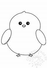 Cute Easter chicken  Coloring Page sketch template