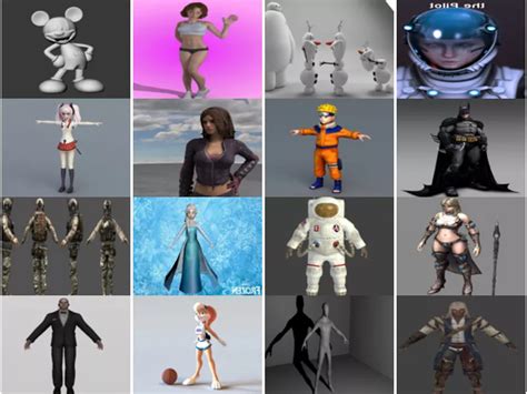 Top 30 OBJ Character Free 3D Models 2021 - Open3DModel