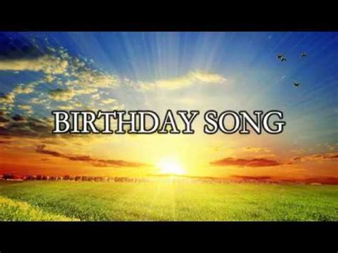 Birthday Song | Christian Way | Piano | Lyrics accompaniment - YouTube