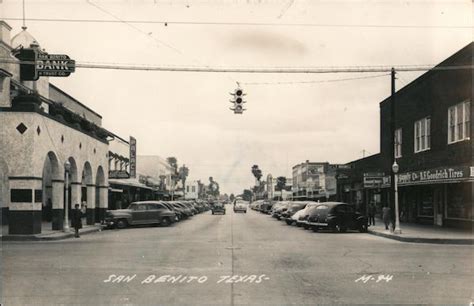 Downtown San Benito, TX Postcard