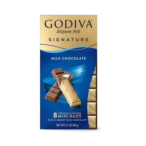 Godiva Signature Milk Chocolate Mini Bars - Shop Candy at H-E-B