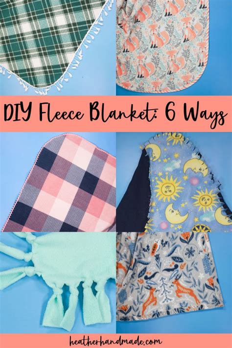 6 Ways to Make a Fleece Blanket – Sewing