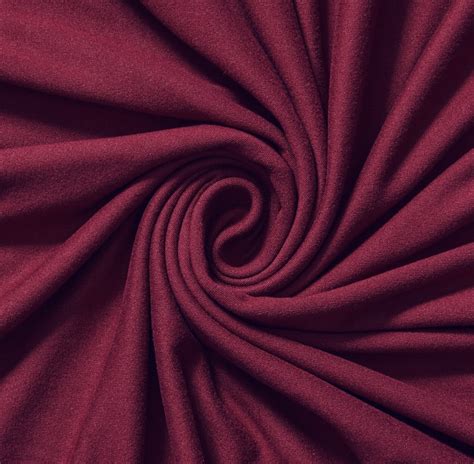 Double Brushed Knit-Maroon - Sew Pretty Fabric