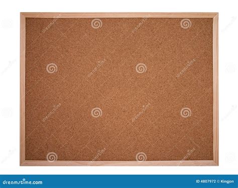 Cork Board or Bulletin Board Stock Photo - Image of wood, notes: 4807972