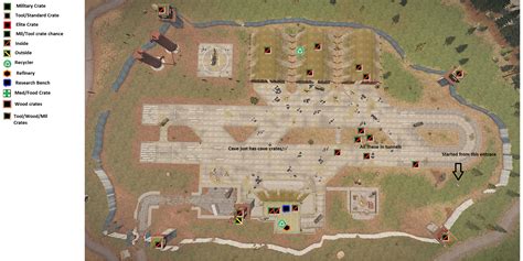 Airfield Final loot map : r/playrust