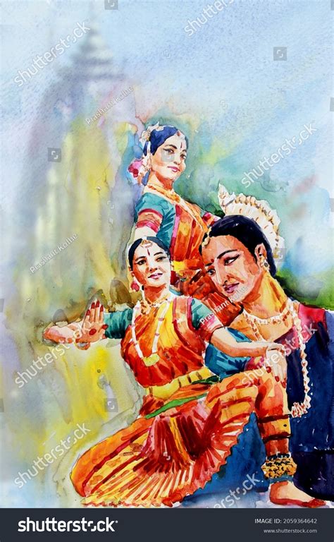 2,173 Indian Dance Painting Images, Stock Photos & Vectors | Shutterstock