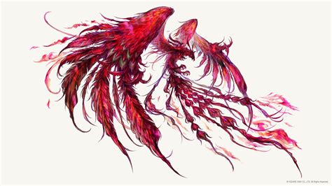 phoenix (final fantasy and 1 more) drawn by takahashi_kazuya | Danbooru