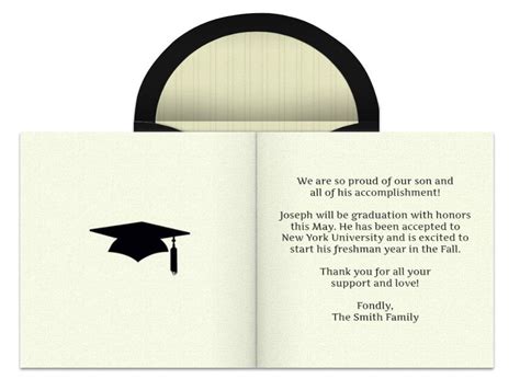 Graduation Announcement & Invitation Wording | Graduation announcements ...