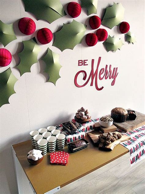 Holly Wall | Office christmas decorations, Fun christmas decorations ...