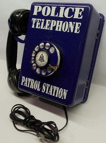 Vintage American Telephone Police Call Box. | Antique phone, Telephone ...