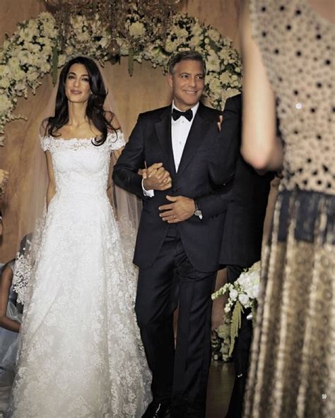 Amal and George Clooney Looked Stunning at This Royal Dinner | Amal clooney wedding dress ...