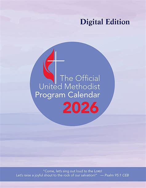 Official United Methodist Program Calendar 2025 | Cokesbury