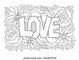You Beautiful Phrase Flowers Antistress Coloring 库存矢量图（免版税）2014857710  sketch template