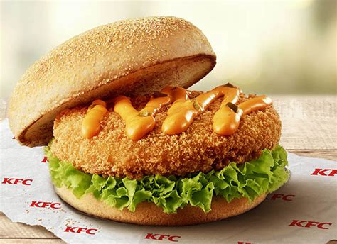 KFC Burger Menu with price in India