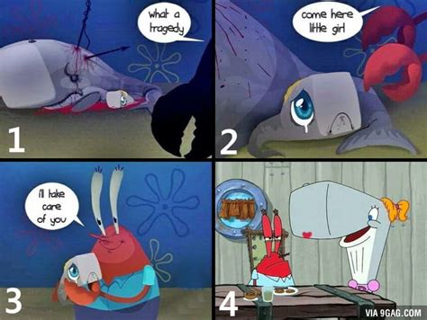 For those who wonder why Mr. Krabs has a whale daughter... - 9GAG