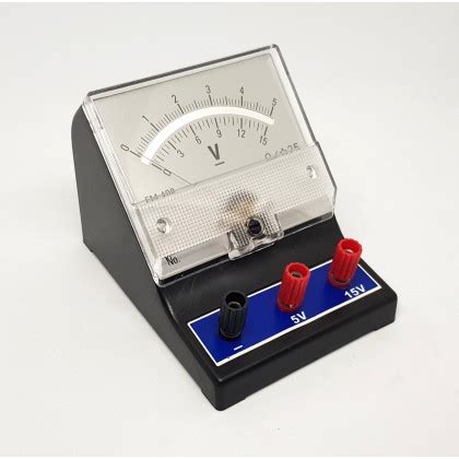 BENCH 5V / 15V DUAL RANGE DC VOLTMETER FOR EDUCATION LABORATORY