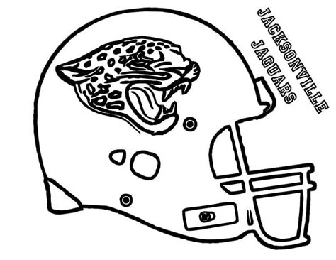 Jacksonville Jaguars Football Helmet coloring page - Download, Print or ...