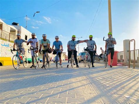 Gaza amputees delivering aid to children by bike in the Israel-Hamas ...