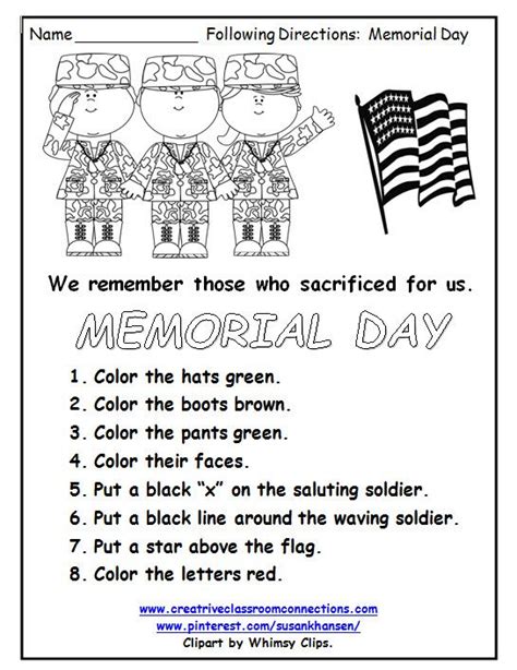 23 Of the Best Ideas for Memorial Day Activities for Kindergarten ...