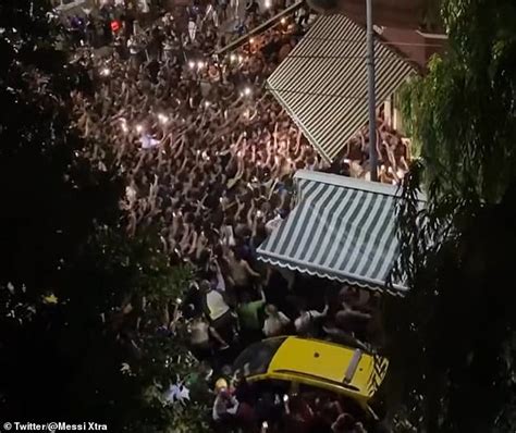 Argentina fans go WILD for Lionel Messi and Co as World Cup-winning ...