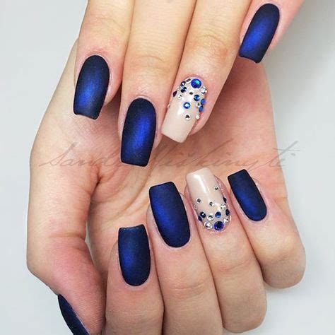 27 Stunning Examples of Cobalt Blue Nails For Elegant Ladies (With images) | Cobalt blue nails ...