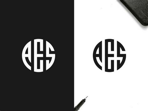 AES Monogram / Letter Logo | Initials logo, Initials logo design, Monogram logo design