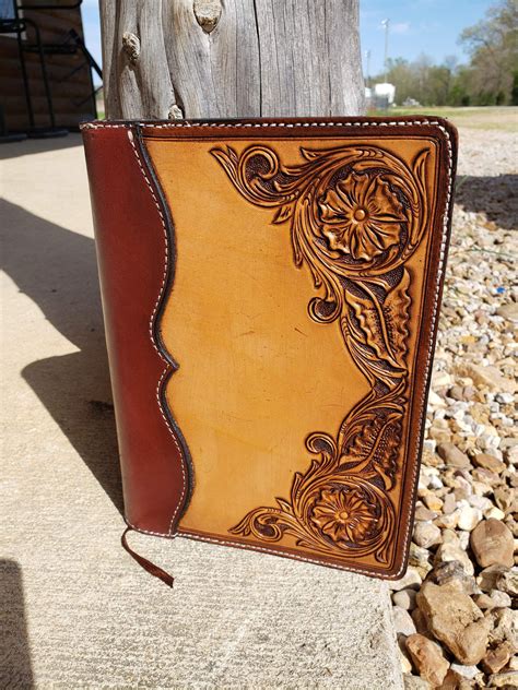 Custom Tooled Bible Cover | Leather bible, Leather bible cover, Bible covers