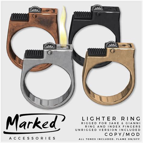 Second Life Marketplace - MARKED - Lighter Ring