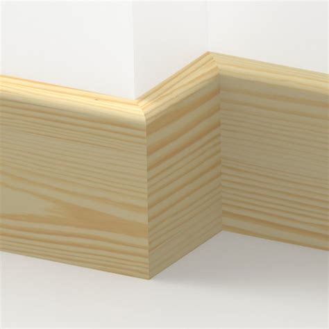 Pine Bullnose Skirting 3.5 metre from LoveSkirting.co.uk