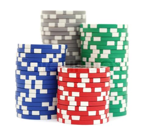 Stacks of poker chips | Stock Photo | Colourbox