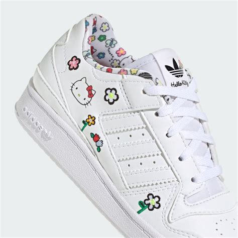 Kids Shoes - adidas Originals x Hello Kitty Forum Low Shoes Kids - White | adidas Oman